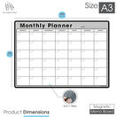 Magnetic Monthly Planner - A3 additional 5