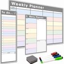 3 Pack - A3 Weekly Planner, A4 Menu Planner, Slim A3 To Do List - BUNDLE THREE additional 7