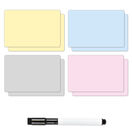 Magnetic Dry Wipe Sticky Post Notes With Marker Pen (Various Colours) additional 11
