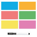 Magnetic Dry Wipe Sticky Post Notes With Marker Pen (Various Colours) additional 15