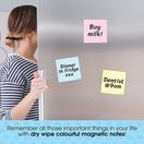 Magnetic Dry Wipe Sticky Post Notes With Marker Pen (Various Colours) additional 3