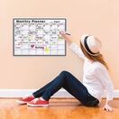 WallTAC Re-Adhesive Dry Erase Monthly Wall Planner Calendar Organiser additional 12