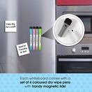 Magnetic Dry Wipe Home Whiteboard & Dry Erase Pens additional 18