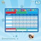 Magnetic Weekly Reward & Star Chart For Children - A3 additional 23