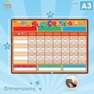 Magnetic Weekly Reward & Star Chart For Children - A3 additional 44