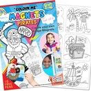 Children's Colour-In Magnet Craft Set - Pirates additional 1