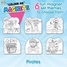 Children's Colour-In Magnet Craft Set - Pirates additional 2