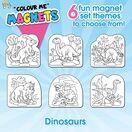 Children's Colour-In Magnet Craft Set - Dinosaurs additional 2