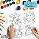 Children's Colour-In Magnet Craft Set - Dinosaurs additional 4
