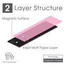 A4 Magnetic Photo Paper, Inkjet Compatible Magnets - Matt additional 5