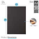 [1.5mm thick] Self-Adhesive Magnetic Sheets for Sign Making and Crafts additional 20