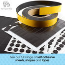 Self-Adhesive Magnetic Crafting Circles Sheet - 12.5mm Diameter additional 21