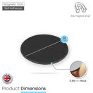 Self-Adhesive Magnetic Circles - 30mm additional 13