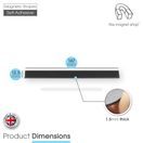 Self Adhesive Magnetic Tear Apart Rectangle Strips - 167mm x 12.5mm additional 2