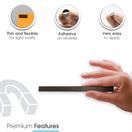 Self Adhesive Magnetic Tear Apart Rectangle Strips - 167mm x 12.5mm additional 4