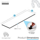 Flexible Self-Adhesive Magnetic Door & Wall Hanging Strips - 50mm x 150mm additional 64