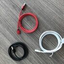 Magnetic Phone Charging Cable With USB & Lightning Attachments - 1m additional 2