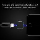 Magnetic Phone Charging Cable With USB & Lightning Attachments - 1m additional 3