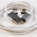 Magnetic Phone Charging Cable With USB & Lightning Attachments - 1m additional 9