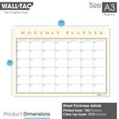WallTAC Classic Re-Adhesive Wall Planner & Monthly Calendar additional 7