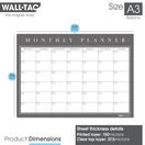 WallTAC Classic Re-Adhesive Wall Planner & Monthly Calendar additional 9