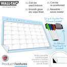 WallTAC Classic Re-Adhesive Wall Planner & Monthly Calendar additional 3