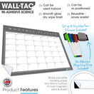 WallTAC Classic Re-Adhesive Wall Planner & Monthly Calendar additional 4