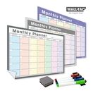 WallTAC Re-Adhesive Dry Wipe Monthly Wall Planner Calendar Organiser - Pastel additional 1
