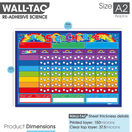 WallTAC Children's Re-Adhesive Dry Wipe Star Reward Chart additional 20