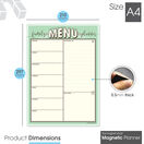 Magnetic Family Weekly Menu Planner additional 12