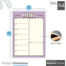 Magnetic Family Weekly Menu Planner additional 15