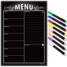 Magnetic Family Weekly Menu Chalkboard Planner additional 1
