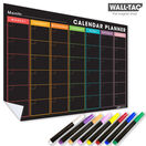 WallTAC Re-Adhesive Dry Erase Modern Blackboard Monthly Wall Planner Calendar - Rainbow Tabs additional 1