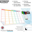 WallTAC Re-Adhesive Modern Dry Erase Monthly Wall Planner Calendar additional 2