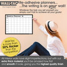 WallTAC Re-Adhesive Dry Erase Weekly Wall Planner Calendar - Large additional 2