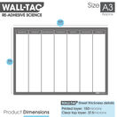 WallTAC Re-Adhesive Dry Erase Weekly Wall Planner additional 7