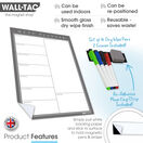 WallTAC Stylish Re-Adhesive Sticky Wall Planner & Dry Wipe Weekly Menu additional 5