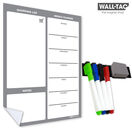 WallTAC Re-Adhesive Wall Planner and Dry Erase Weekly Menu Organiser in Legacy Design additional 1