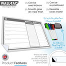 WallTAC Re-Adhesive Dry Erase Weekly Wall Planner Organiser additional 2