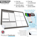 WallTAC Re-Adhesive Wall Planner and Dry Erase Weekly Organiser for Students additional 2