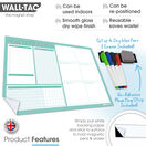 WallTAC Re-Adhesive Wall Planner and Dry Erase Weekly Organiser for Students additional 3