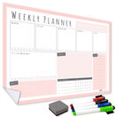 WallTAC Re-Adhesive Dry Erase Weekly Student Wall Planner & Task Organiser additional 3