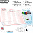 WallTAC Re-Adhesive Wall Planner and Dry Erase Calendar Organiser for Students additional 7