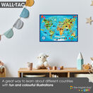 WallTAC ReAdhesive Dry Wipe World Map For Kids additional 7