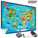 WallTAC ReAdhesive Dry Wipe Children’s World Map Poster additional 1