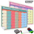 WallTAC Re-Adhesive Retro Monthly Wall Planner Calendar additional 1