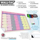 WallTAC Re-Adhesive Retro Wall Planner and Monthly Calendar additional 5
