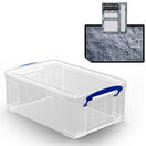 Clear Storage Boxes with Base Sheet (4 or 9 Litre, Completely Transparent) additional 2