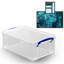 Clear Storage Boxes with Base Sheet (4 or 9 Litre, Completely Transparent) additional 35