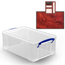 Clear Storage Boxes with Base Sheet (4 or 9 Litre, Completely Transparent) additional 37